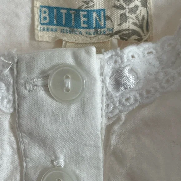 Bitten by Sarah Jessica Parker Ivory Buttoned Nightgown - Picture 4 of 6